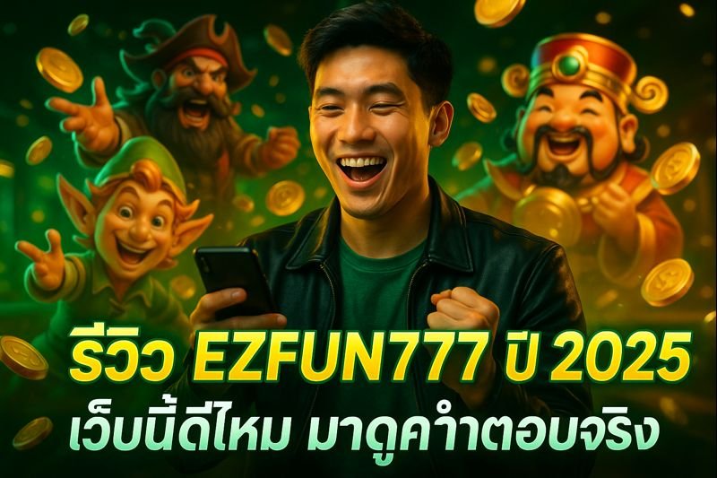 รีวิว EZFUN777 ปี 2025 เว็บนี้ดีไหม มาดูคำตอบจริง